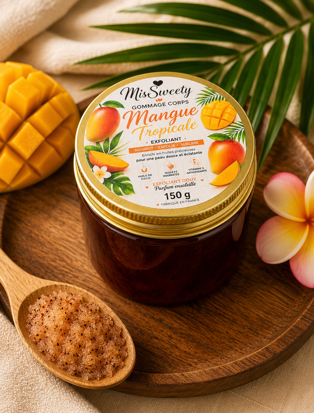 Gommage Corps – Mangue Tropicale 150 g