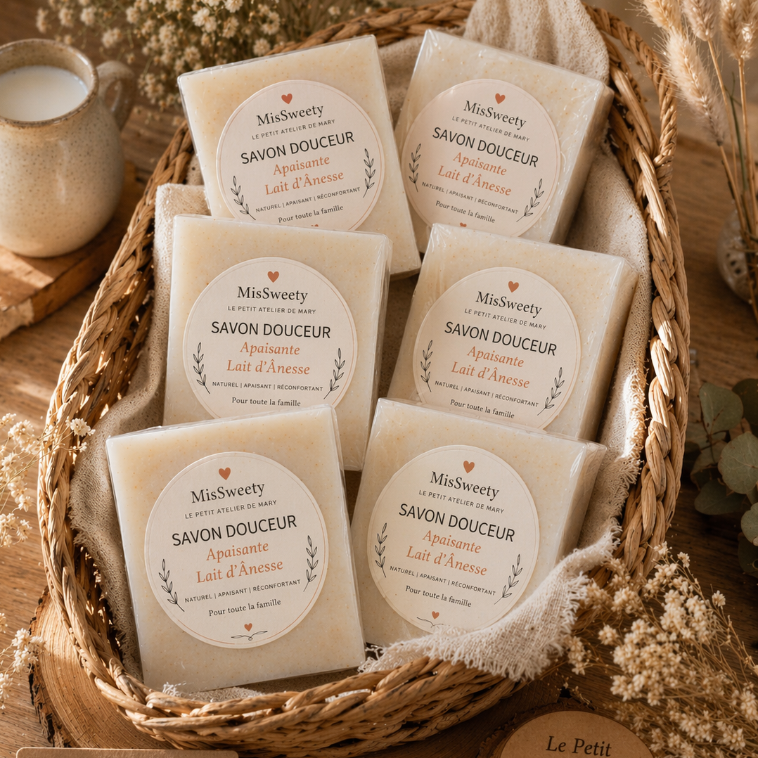 Savon artisanal Lait d'ânesse