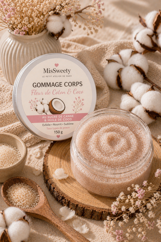 Gommage Corps – Fleur de Coton & Coco