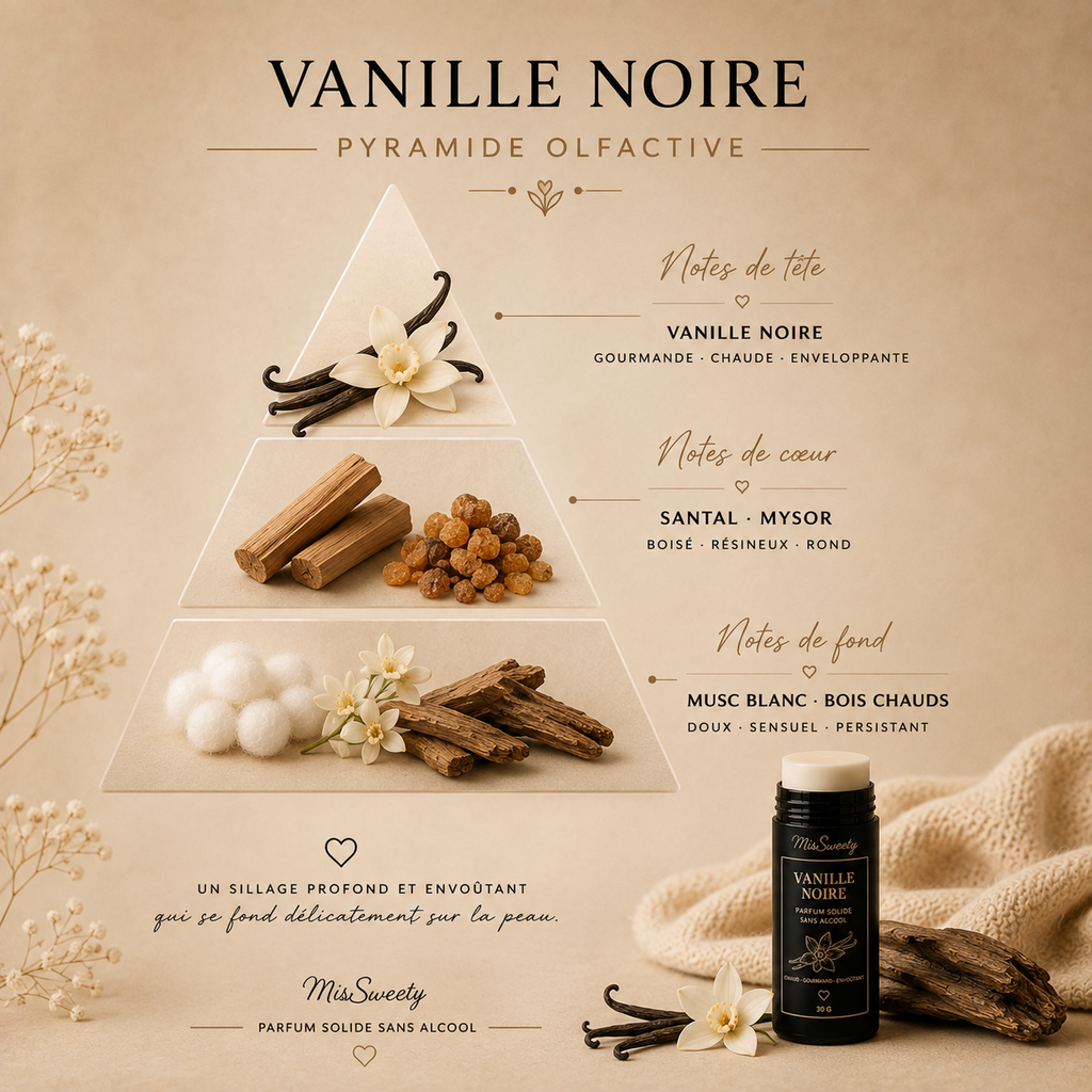 Déodorant solide Vanille Noire