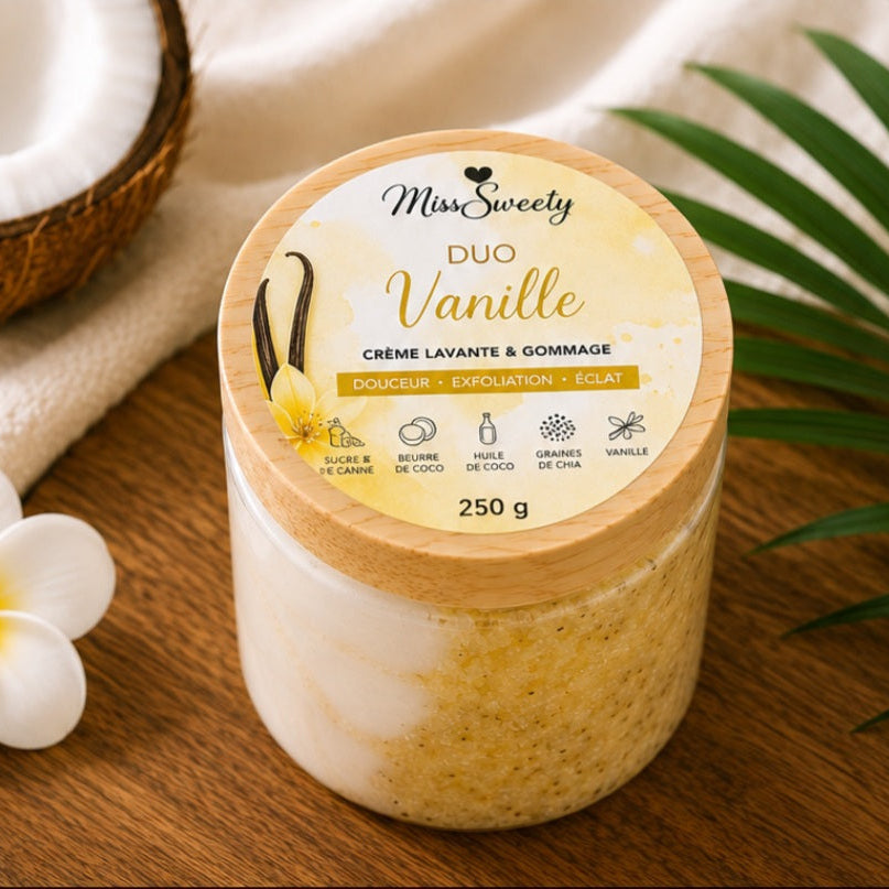 Duo exfoliant-Vanille