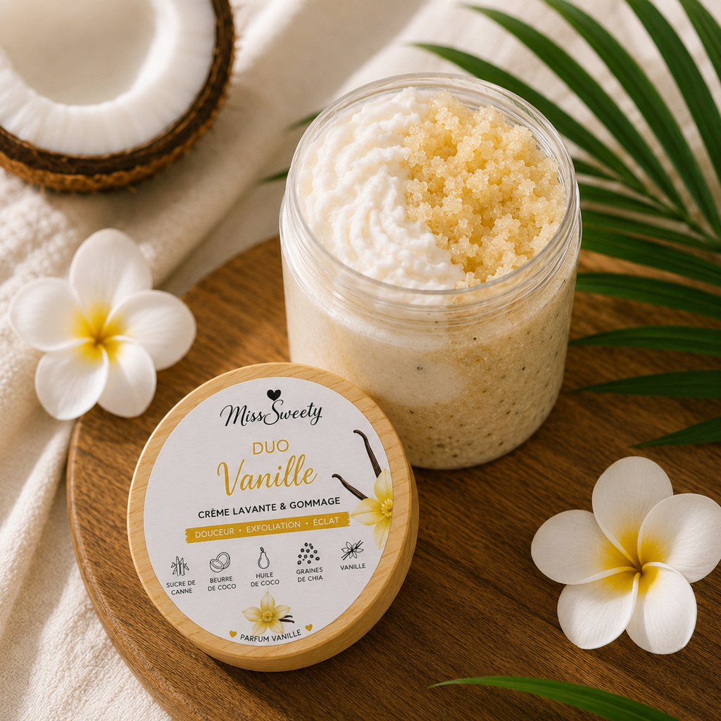 Duo exfoliant-Vanille