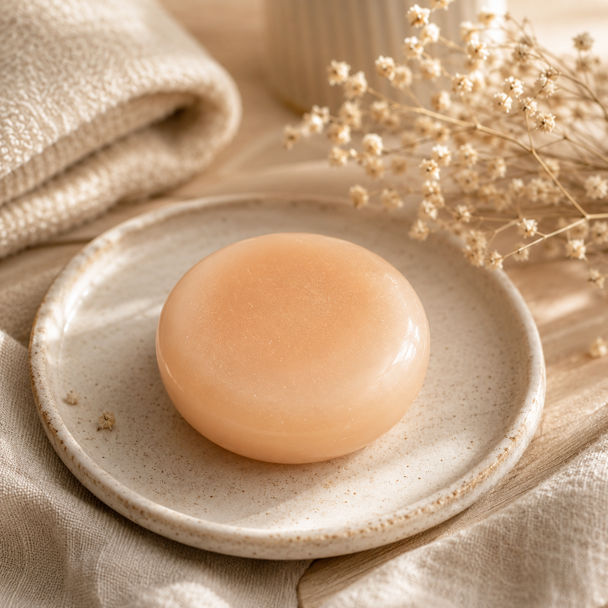 Savon Artisanal-Nuage de Musc Blanc