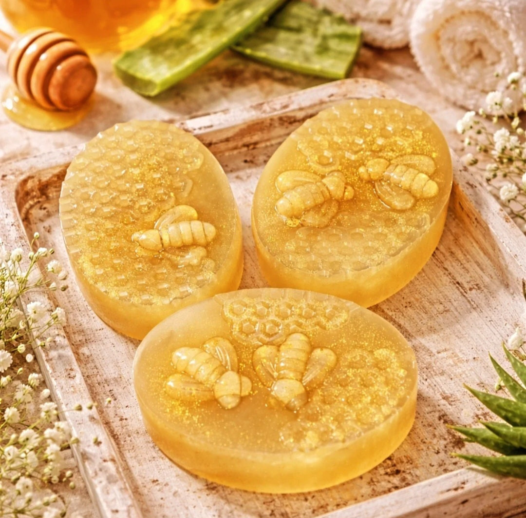 DOUCEUR Miel & Aloe Vera Savon artisanal – Hydratant & Apaisant