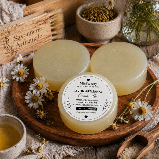 Savon Douceur de Camomille & Coton 100g