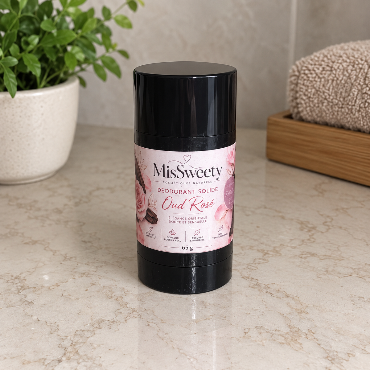 Déodorant Solide – Oud Rosé