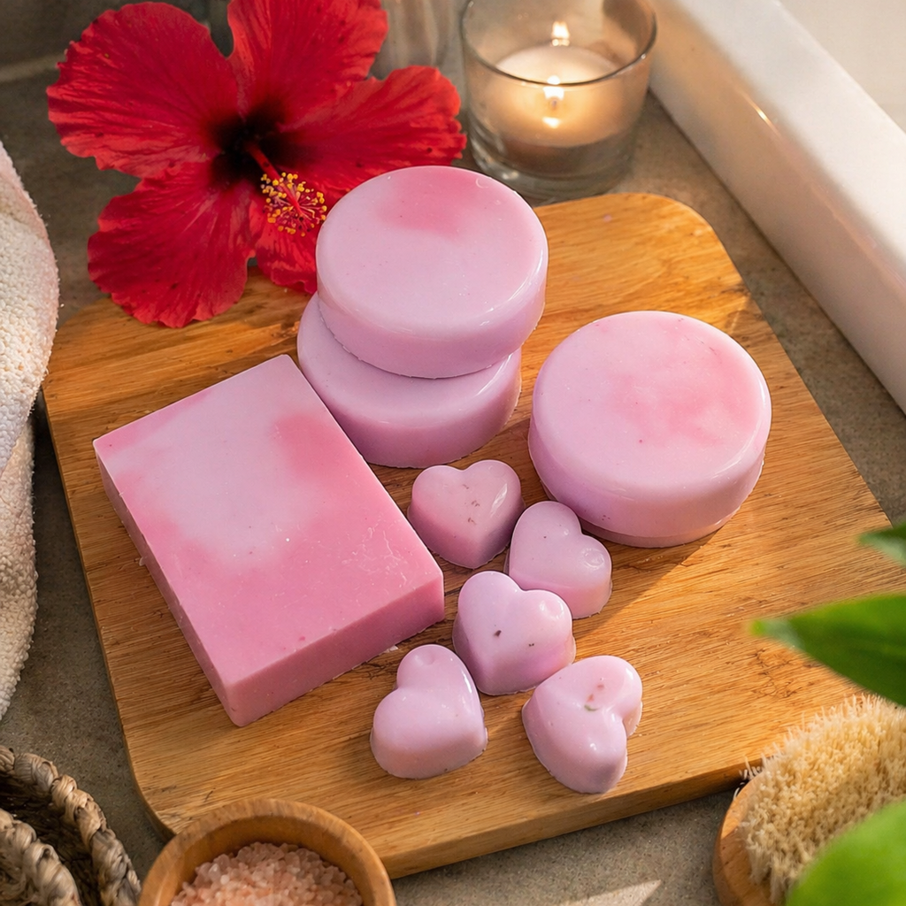 Savon Artisanal hibiscus