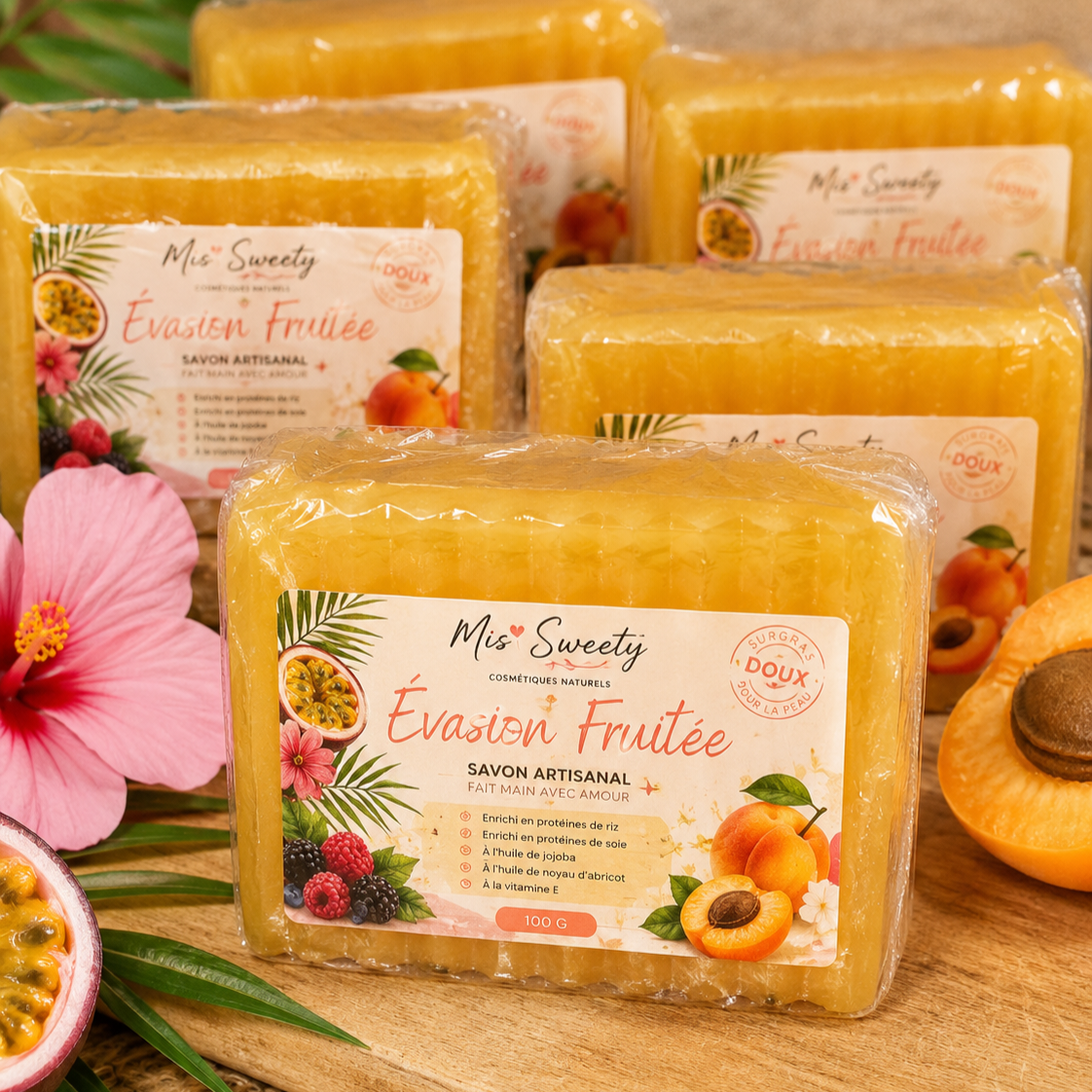 Savon artisanal Evasion fruitée