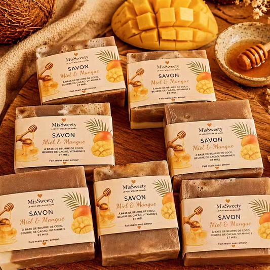 Savon Artisanal – Miel & Mangue
